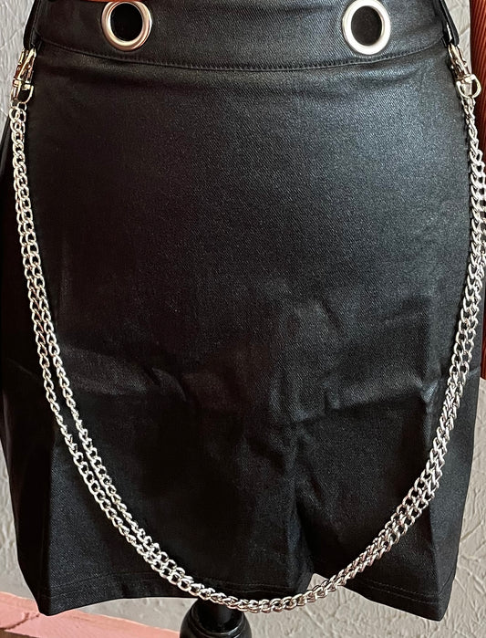PLUS CHAIN OBSESSION SKIRT